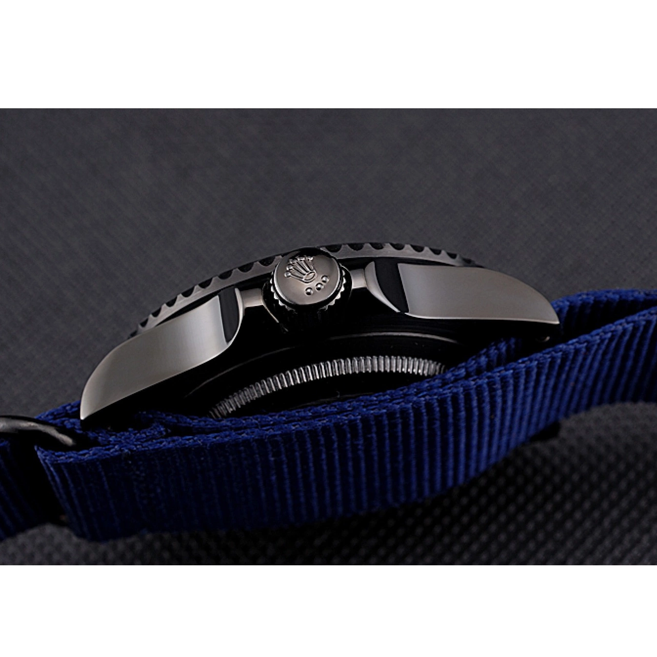 AAA replica watch Strap Nylon Rolex Submariner Stealth 622008 Blue 0713